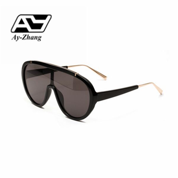 

ай-чжан street wear sunglass стимпанк прохладный мужчины eye shades солнцезащитные очки современная мода крупногабаритные солнцезащитные очк, White;black