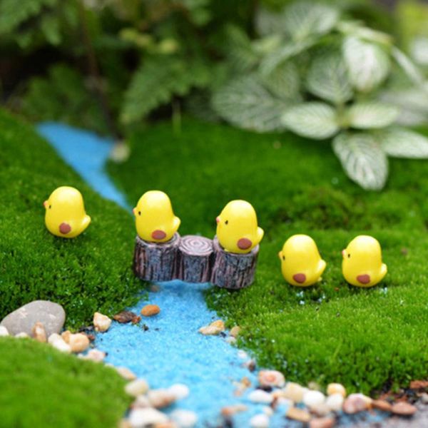 

10pcs durable useful cute practical diy ornaments chick ornament garden decoration