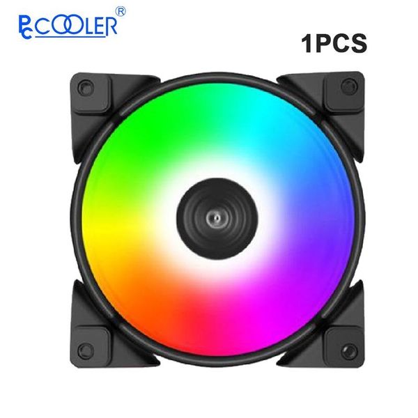 

pccooler 3 set haoyue 12cm frgb computer case fan multiple lighting modes for water cooling exhaust cpu fan