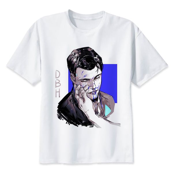 

game detroit become human funny cool printed t shirt men t-shirt fashion print tshirt short sleeve detroit:become human tee