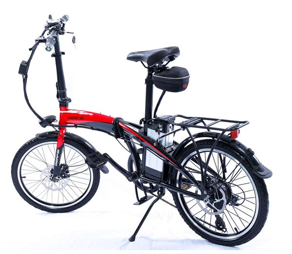 

ebike 20 inch electric folding bike with suspension 350w motor electric follding bike 7speed butterfly brake, Silver;blue