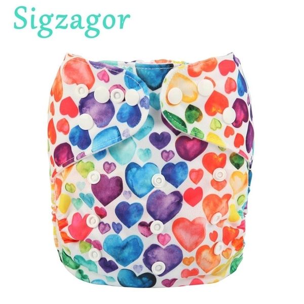 

sigzagor]baby pocket cloth diaper nappy reusable adjustable washable mcrofleece inner 3kg-15kg 8lbs-36lbs