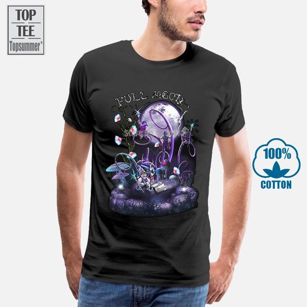 

full moon men tshirt uv reactive glow in blacklight psychedelic festival goa