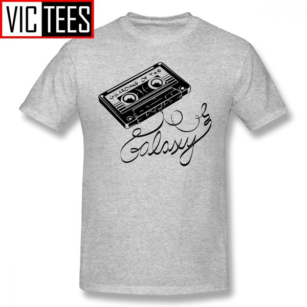 

mens guardians of the galaxy t shirts cassette tape unraveled t-shirt awesome man tee shirt 100% cotton casual tshirt