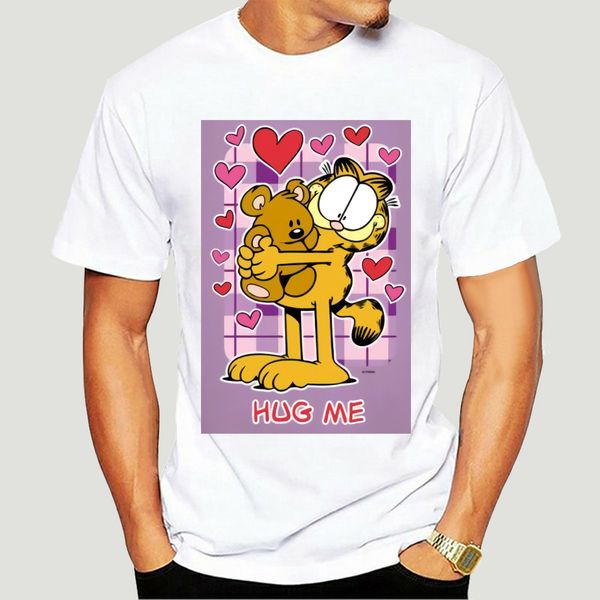 

garfield comic cat hug me лицензия для взрослых t-shirt всех размеров-4430d