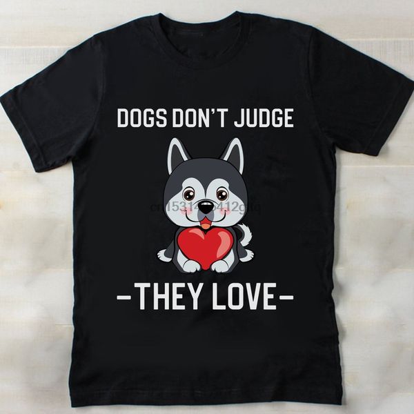

dog dont judge they love tshirt