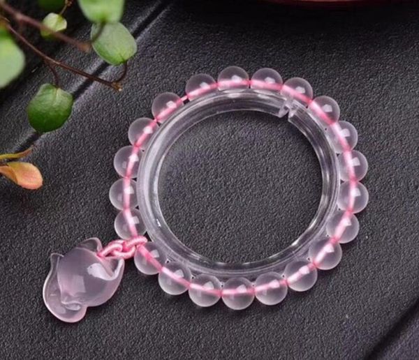 

natural mozambique starlight crystal bracelet, Black