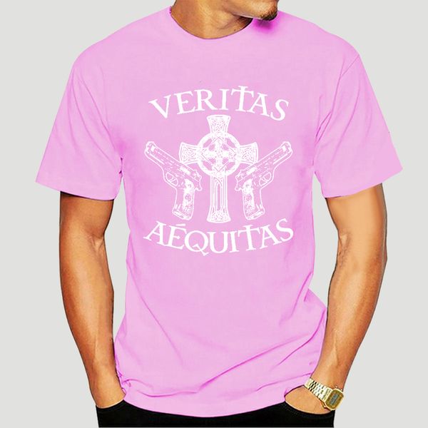 

веритас aequitas молитвенные пушек ирландский католическая майка-4154d