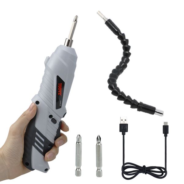 

multifuctional precision electric screwdriver set power tool two-way switch home diy set flexible shaft electric screwdriver