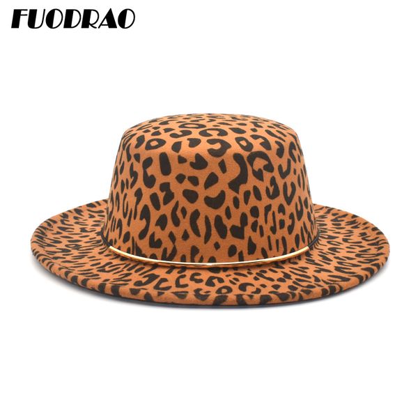 

wide brim hats fuodrao women's artificial wool fedora hat autumn and winter men's jazz round casual p4, Blue;gray