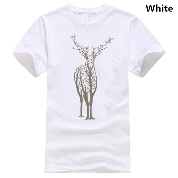 

mens черный deep о шея deer t-shirt stag