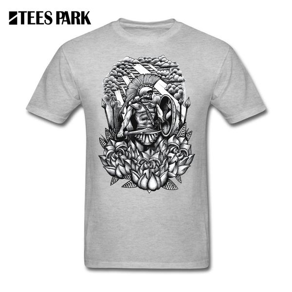 

t shirt plus size spartan soldier and roses homem pre-cotton short sleeve tee shirts popular mens t shirt dress plus size