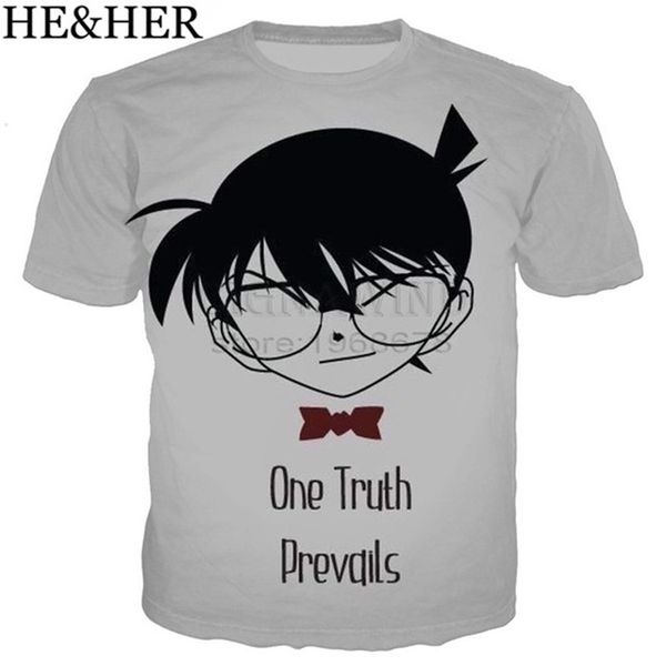 

classic anime detective conan 3d print shirts comics hippie aesthetic men clothing