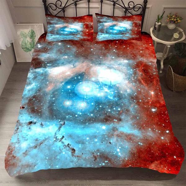 

bedding sets .wensd cotton universe outer space themed bed linen 3d galaxy duvet cover 2pcs/3pcs single double size