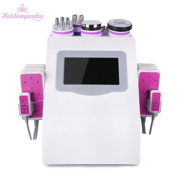 

ultrasonic 40k cavitation 6 in 1 led rf radio frequency unoisetion cavitation ultrasonic facial machine weight loss for home use