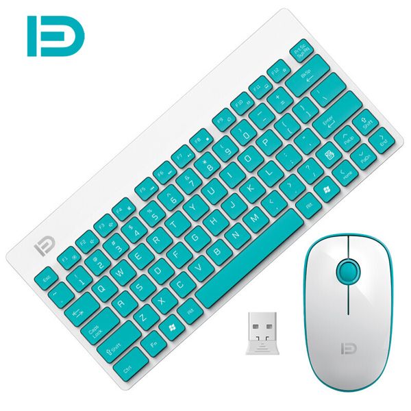 

wireless keyboard and mouse set for lapnotebook computer mechanical keyboard wireless set mouse 1500dpi adjustable