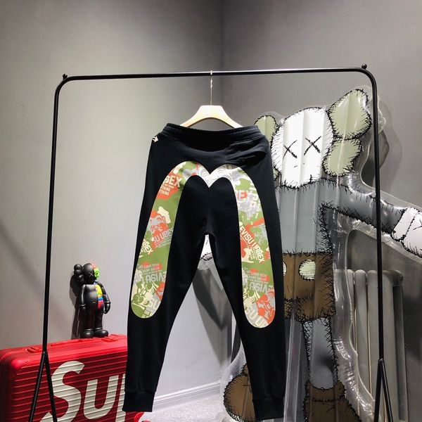 

ev trousers trousersfujia autumn personalized graffiti letter printing long couple sweatpants ev trousers trouserscasual trousersfujia autum, Blue