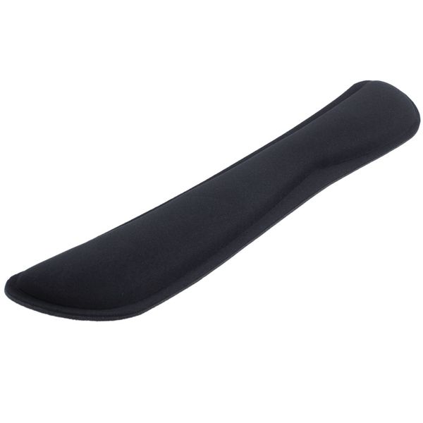 

black gel pc keyboard raised platform hands wrist rest support comfort pad usa