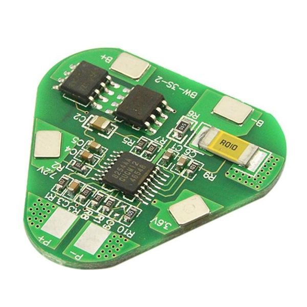 

onsumer electronics 3s 4a li-ion li-po cylindrical prismatic lithium polymer battery 3 cell pcb module board short circuit overcharge pro