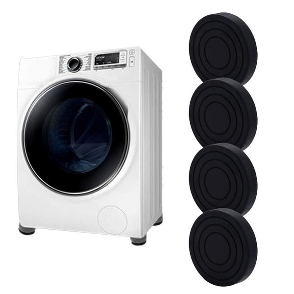 

4pcs heavy duty washer dryer accessories anti-vibration anti-slip pads furniture non slip raise height foot floor protectors mat