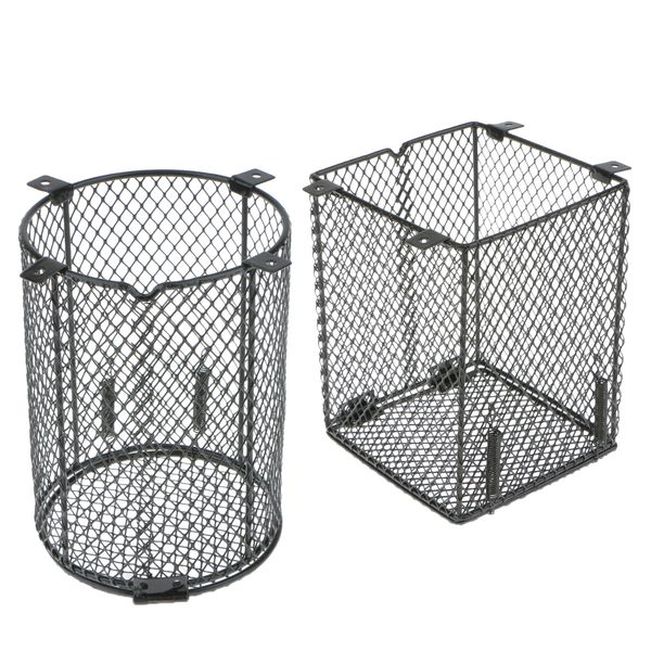 

2x pet reptile heating lamp bulb lampshade protective guard anti-burn cover