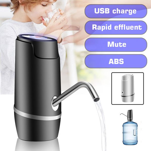 

warmtoo home water bottle pump usb charging automatic drinking water pump portable electric dispenser bottle switch