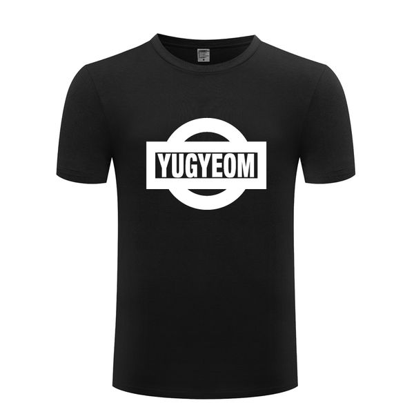 

yugyeom got7 мужская футболка футболка мужчины 2018 новый короткие рукава o шеи хлопка повседневный top tee