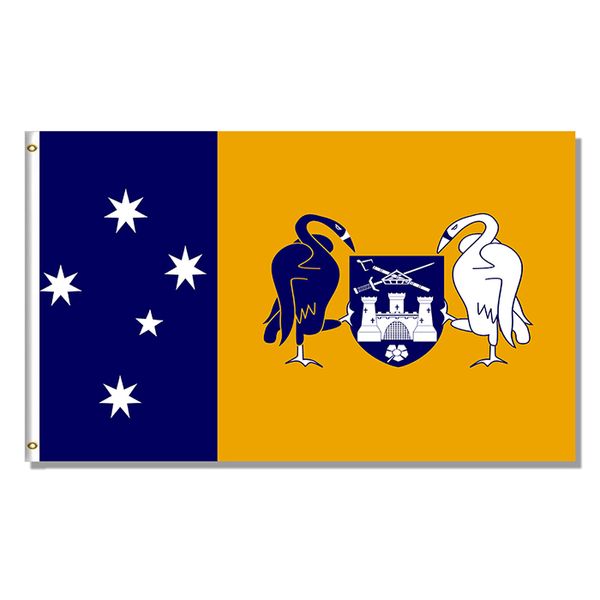 Австралийская столичная территория Флаг, цифровая печать 3x5ft Полиэстер Ткань Реклама висячие, Крытый, Бесплатная доставка