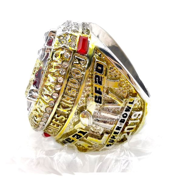 

2019kansas super championship replica ring rings church men's rings brotherhood ring, Golden;silver