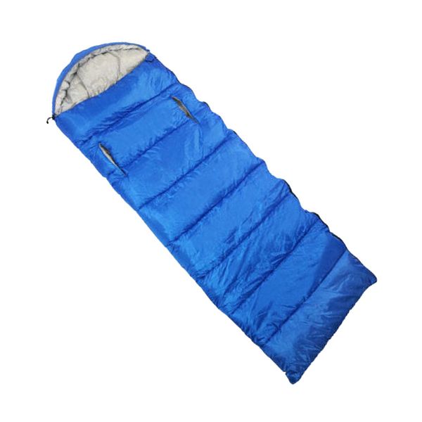

portable lightweight travel outdoor camping hiking envelope sleeping bag with hood cap spring & autumn