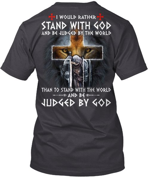

men t shirt stand with god knight templar t-shirt women tshirt