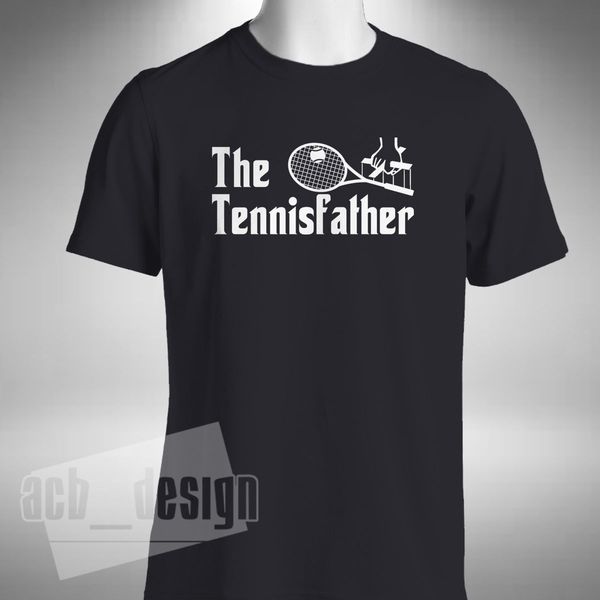 

2019 new fashion tee shirt tenni father t-shirt mens godfather style christmas gift present ball summer t-shirt