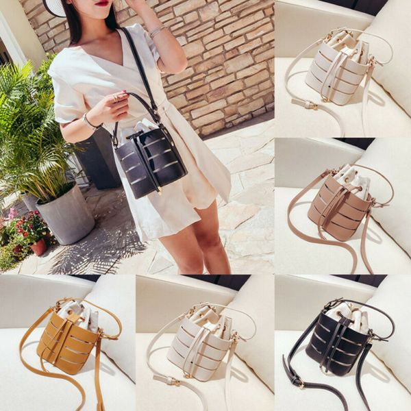 

womens tote messenger cross body handbag hobo bag ladies shoulder bucket bag intage fashion small women leather