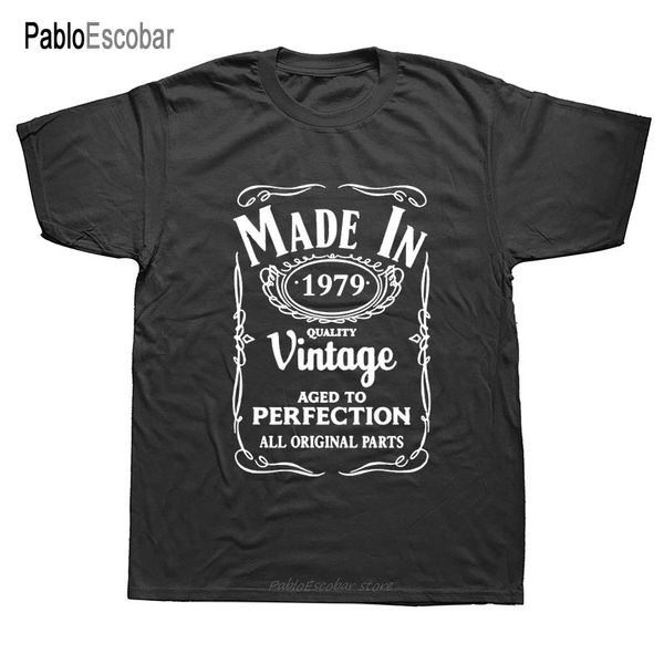 

40th birthday gift vintage 1979 aged perfectly men t shirt shubuzhi camiseta cotton short sleeve t-shirt men