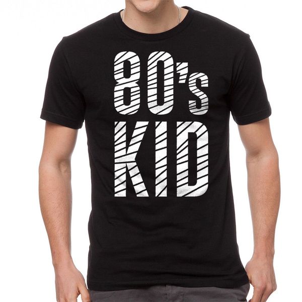 

80's kid zebra design men's black t-shirt new sizes s-2xlnew t shirt spring summer
