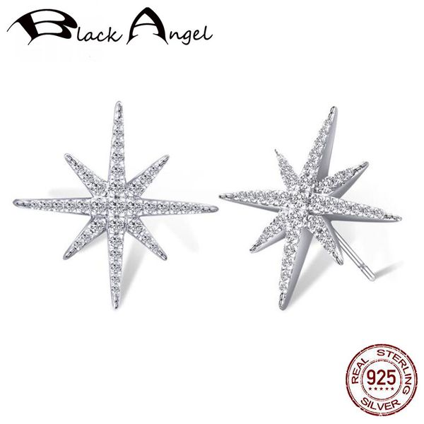 

other zircon comet stud earrings for women 925 sterling silver wedding fine jewelry cz mystery stars, Golden;silver