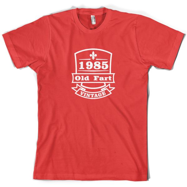 

урожай 1985 старпер - mens тридцатый день рождения подарок t-shirt -11 цвета версия для печати футболка мужская с коротким рукавом hot tops