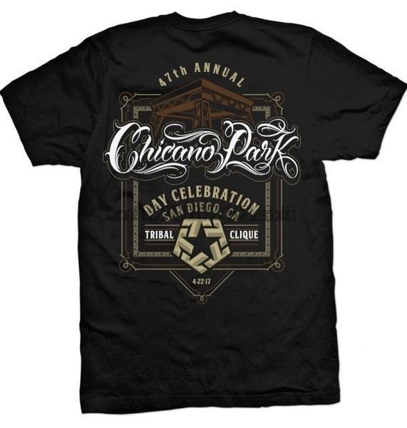 

tribal gear original chicano park script men t-shirt