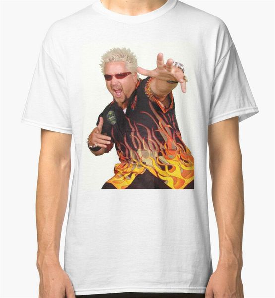 

guy fieri men's white tees shirt clothing street tee shirt