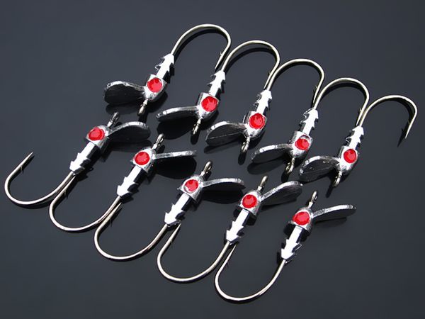 

wholesale lot 20 fishing lures lead head jigs fishing led jigs hooks 10g/5.5m