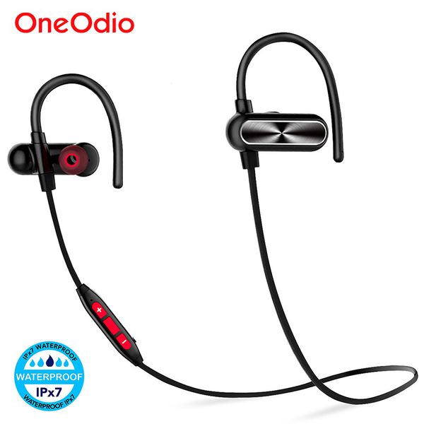 

oneodio bluetooth headphones ipx7 waterproof wireless earphone stereo sports headset with mic for phone aptx