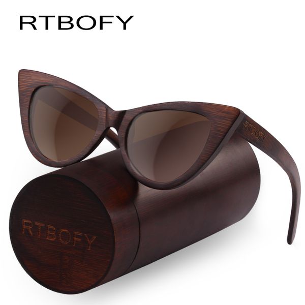 

sunglasses rtbofy wood women bamboo frame eyeglasses polarized lenses glasses vintage design shades uv400 protection eyewear, White;black