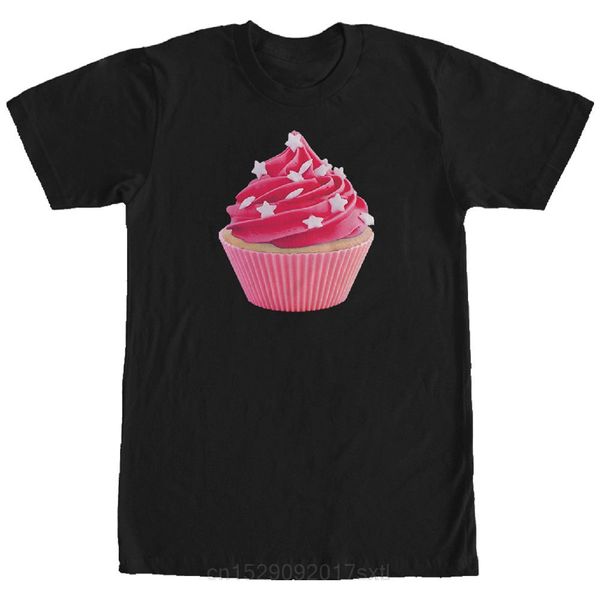 

star sprinkle cupcake graphic t-shirt for men size s-3xl