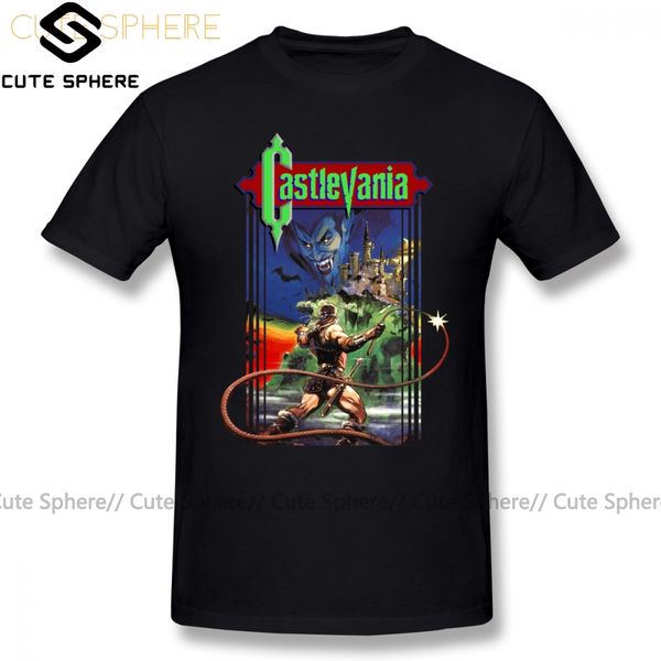 

castlevania castlevania футболка футболка негабаритные casual tee shirt 100 хлопок человек печать с коротким рукавом смешные tshirt