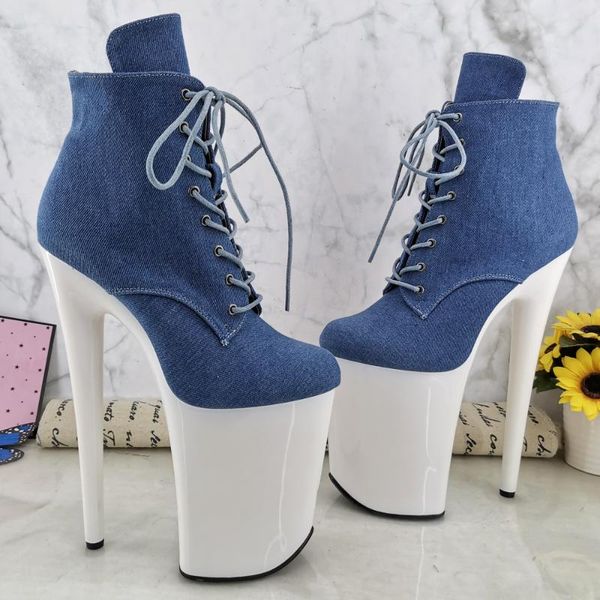 

leecabe 23см / 9inches leopard поул танцевальной обуви на высоких каблуках pole dance ботинок, Black