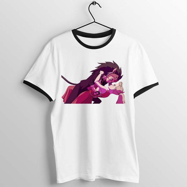 

men women t shirt she ra catra kiss lesbian funny artwork printed tee