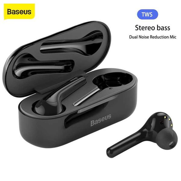 

baseus w07 sports wireless earphone bluetooth headphone stereo with dual noise cancelling ture wireless headset