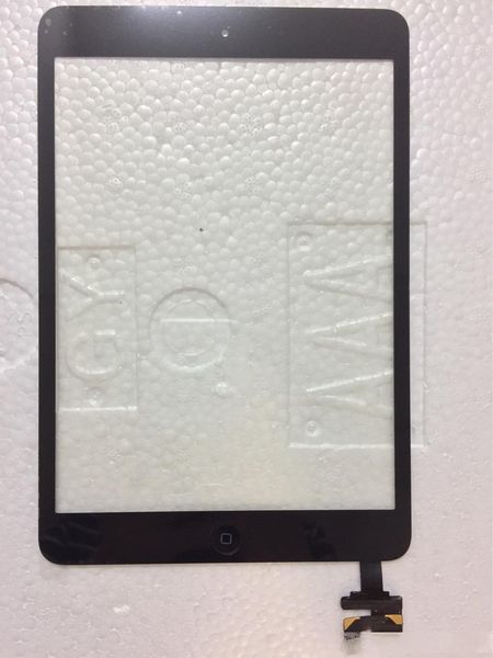 

dhl or ems 100% completed for ipad mini 1 mini 2 touch digitizer screen with ic & home button flex cable
