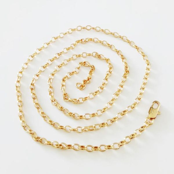 

korean necklace 2020 gold necklace yellow gold jewelry 60cm long designs for women fashion jewelry accessory, Silver