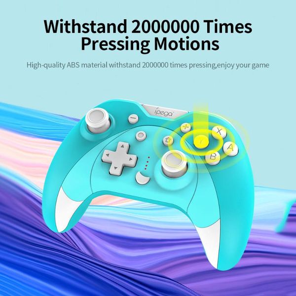 

wireless ipega pg-sw023 bluetooth game controller vibrating six axis gamepad for n-s console/p3/android/pc(win7/8/10